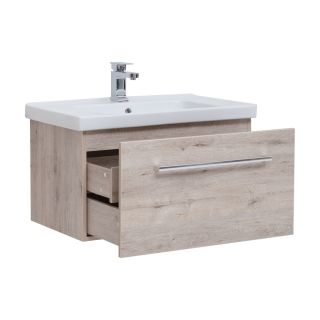 Тумба подвесная Dreja.Rus BIG INN 80 под умывальник Гармония 80, дуб кантри